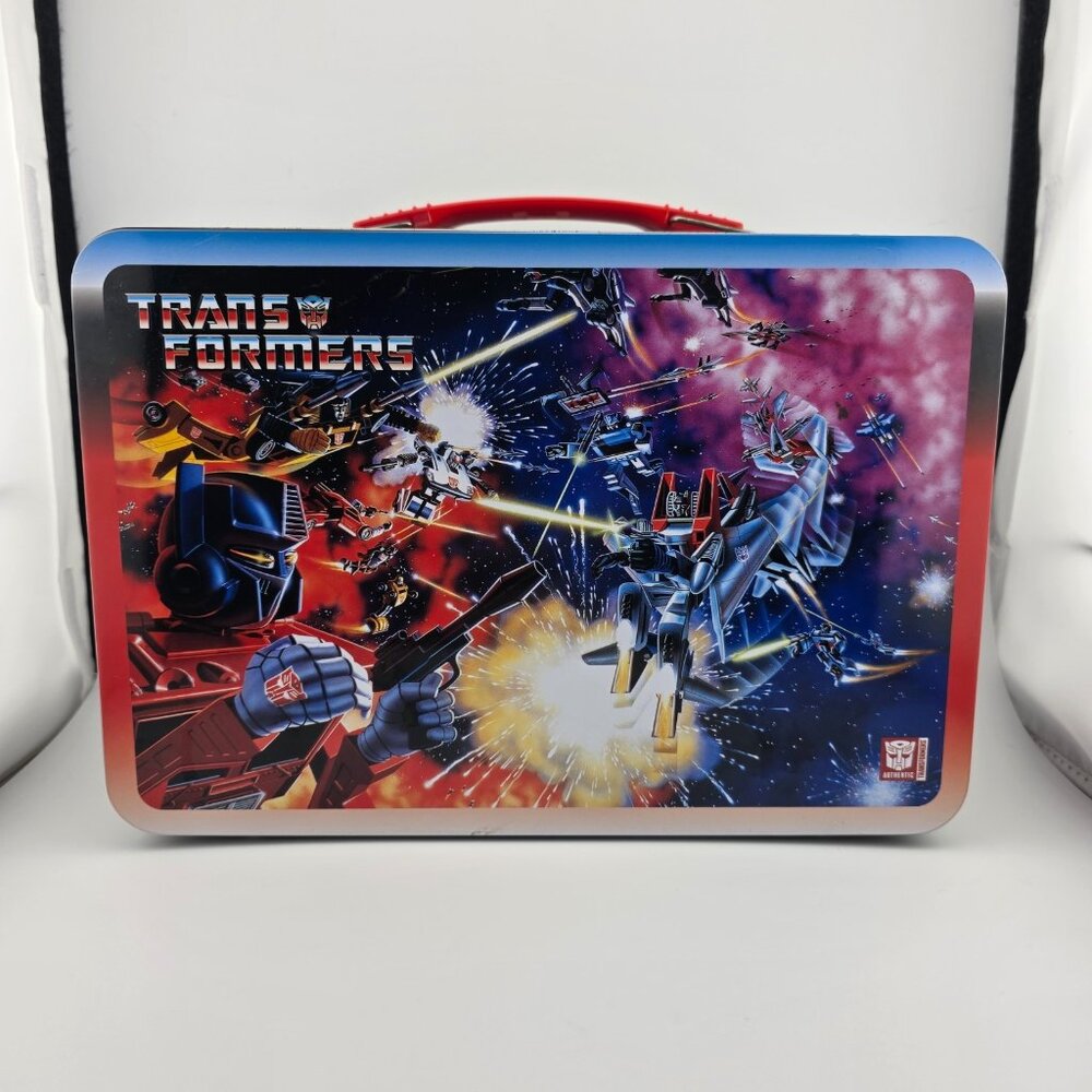 Funko Pop GI Joe vs Transformers American Heroes Collectible Metal Tin Lunch Box